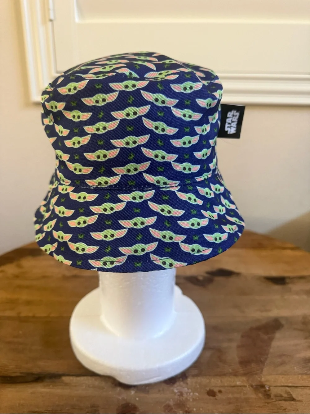 Star Wars Kids Bucket Hat in Grey with Baby Yoda Graphic